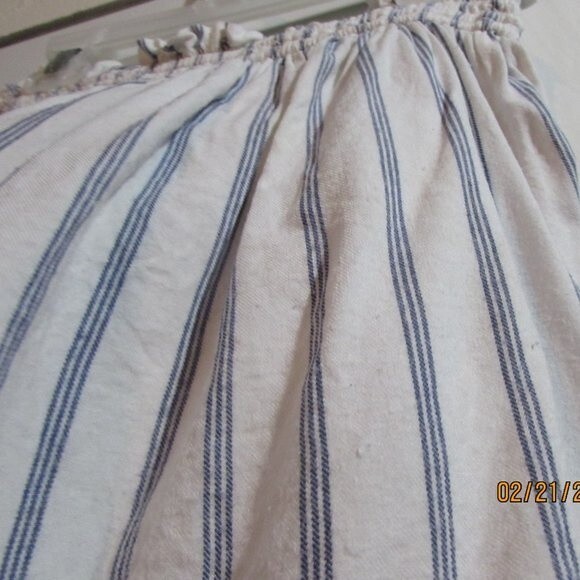 HOLLISTER ULTRA HIGH-RISE SHORTS SIZE XS PAPPER BAG WAIST STRIPED BLUE W… - Picture 4 of 9